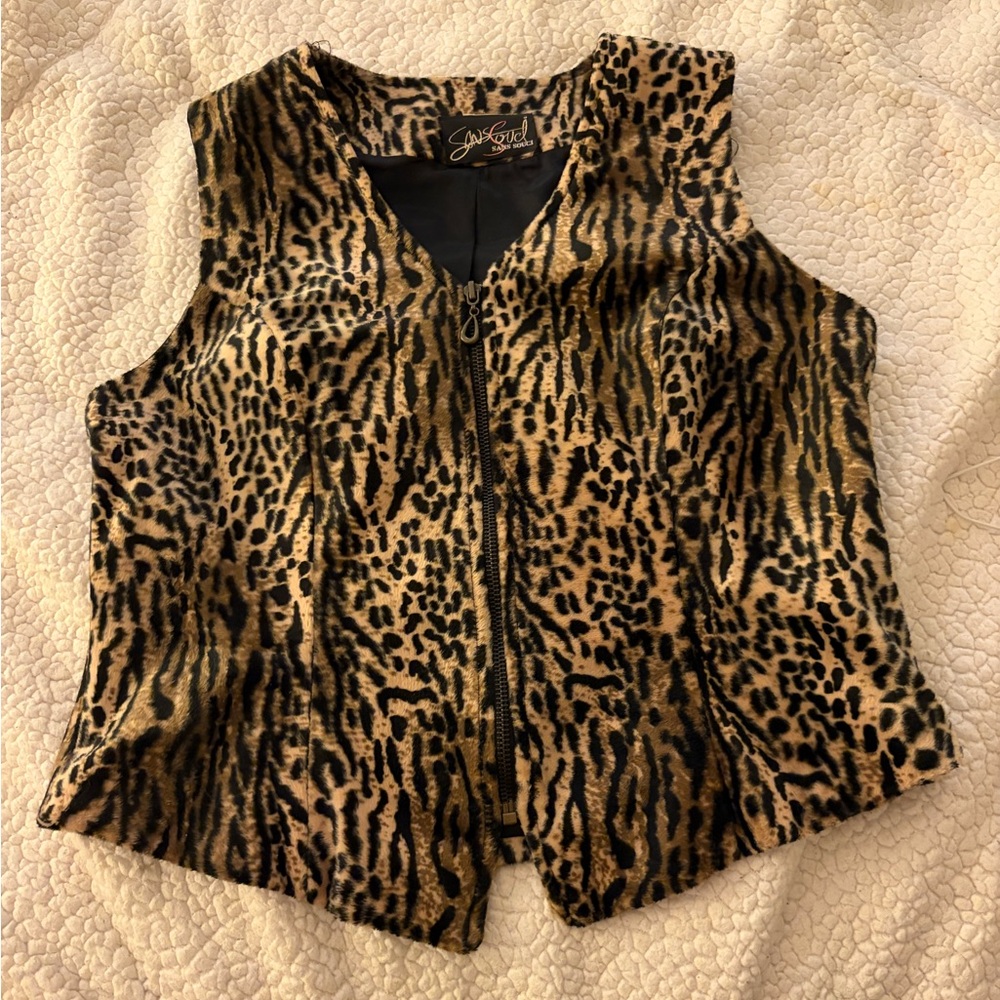 Leopard Print Women's Vest